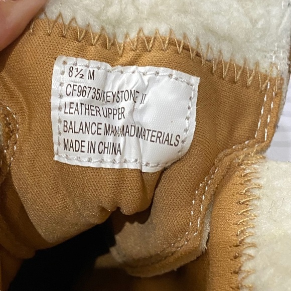 Coach and Four Sherpa Suede Leather Boots Women’s Size 8.5 Tan Brown Keystone II - Picture 6 of 9